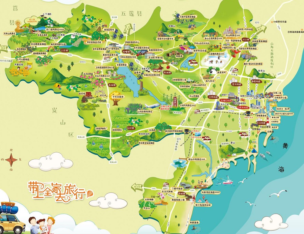 吴堡景区使用手绘地图给景区能带来什么好处？